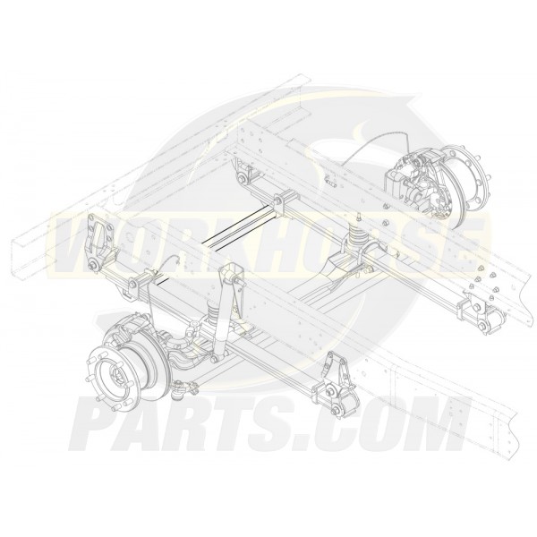 W0005644  -  Bar - Front Stabilizer, 2.5" Square